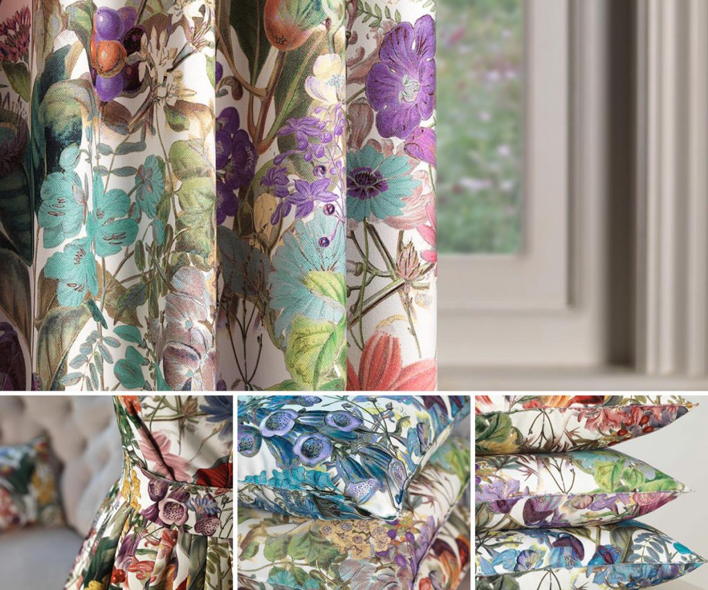 Fusion Teal Greens Brushed Panama Cotton Fibre Naturelle  Curtain/Craft Fabric 